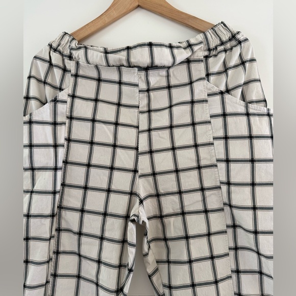 Le Nove Made in Italy Plaid Pant, one size. - Picture 10 of 11